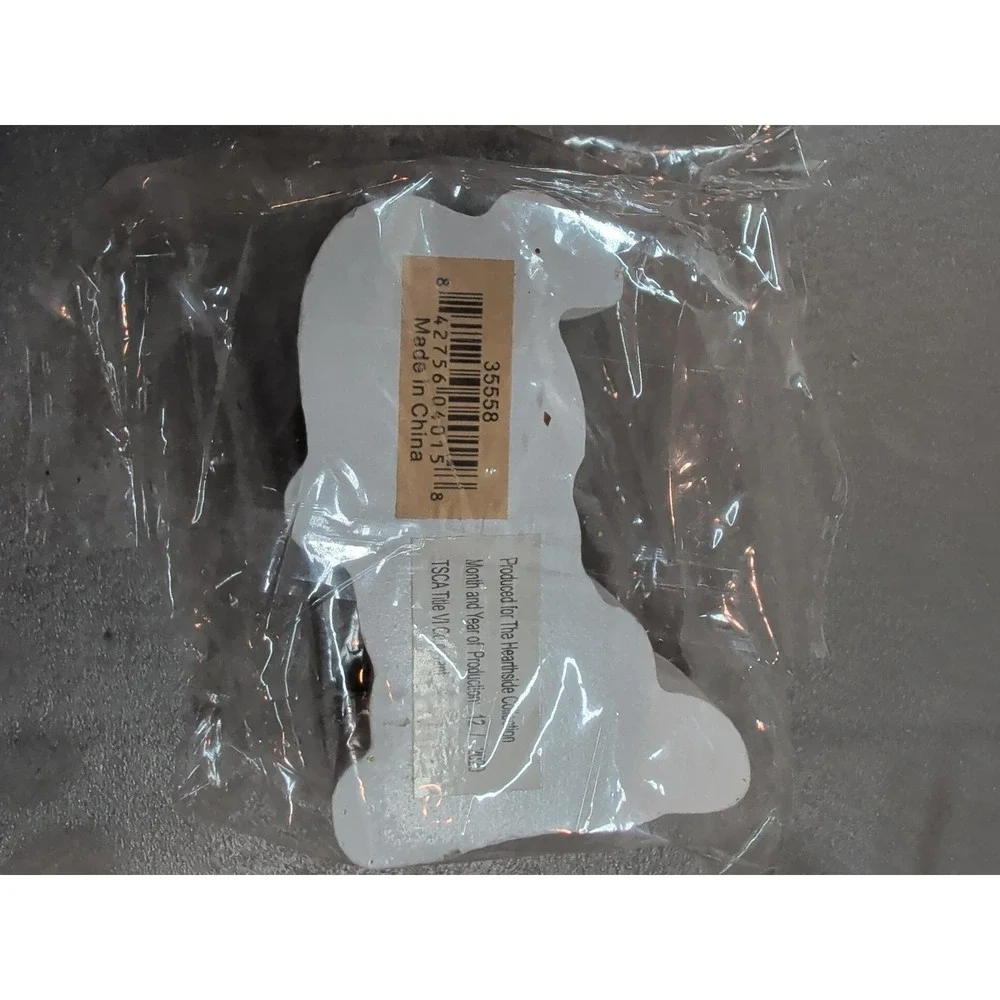 Hearthside Collection Christmas Pet Shelf Sitters Set of 3 Cats Dog BuffaloPlaid